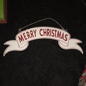 MERRY CHRISTMAS Metal Sign